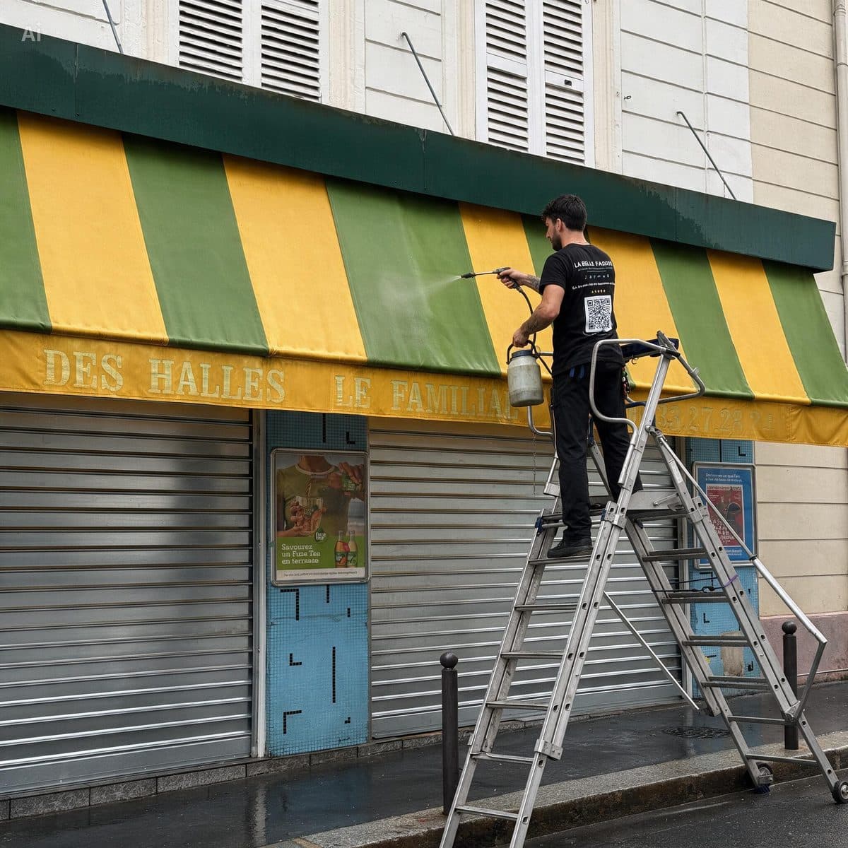 Traitement — La Belle Façade, nettoyage à Paris